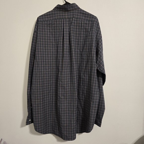 Polo Ralph Lauren Blake Blue Plaid Men’s Button Down Shirt XL Cotton - Picture 7 of 7